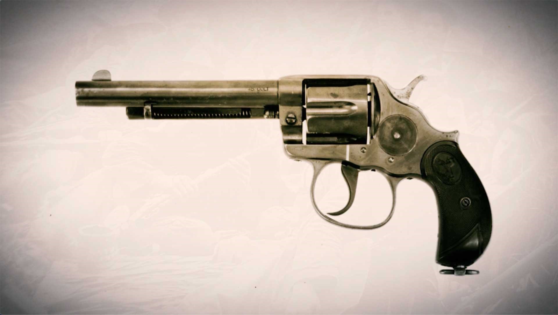 Left side of the Colt Model 1902 revolver.