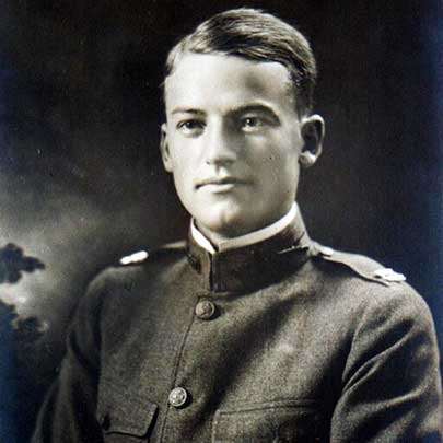 A photo of of Capt. Max B. McKee in uniform during his time in the U.S. Army.