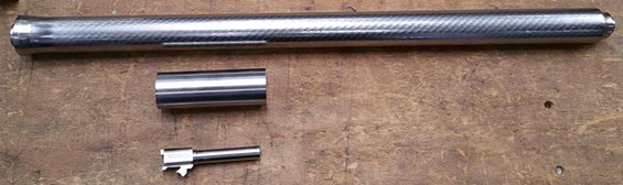 metal steel tube raw machining handgun pistol barrel
