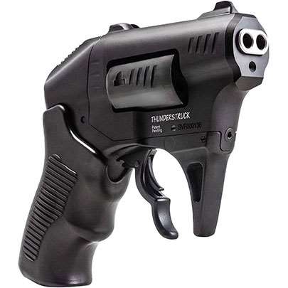 standard mfg thunderstruck handgun revolver black double barrel