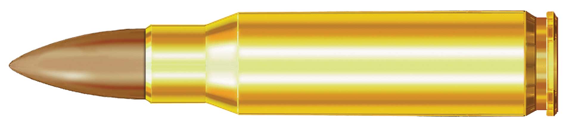 6.8 SPC Special Purpose Cartridge bullet brass rendering drawing digital art ammunition