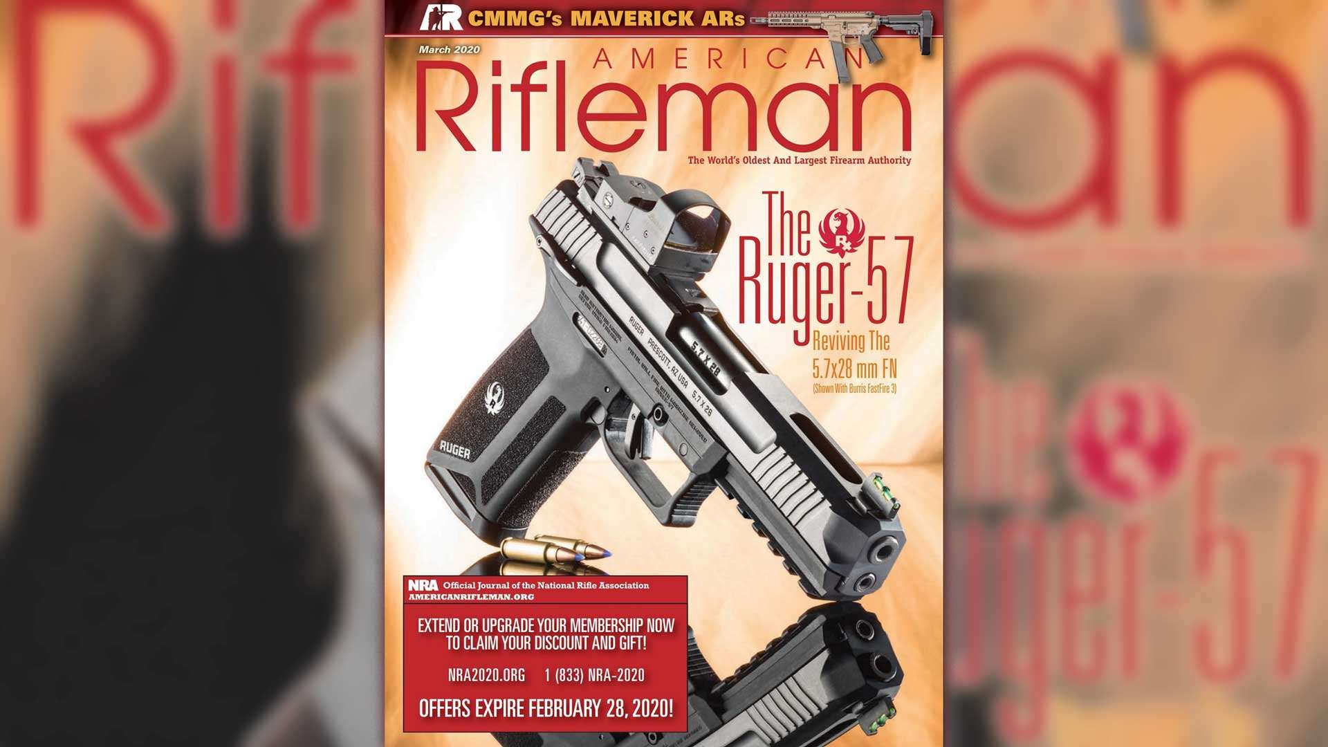 magazine artwork cover article gun american rifleman ruger
