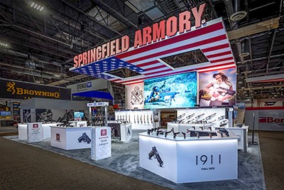 Springfield Armory booth at convention