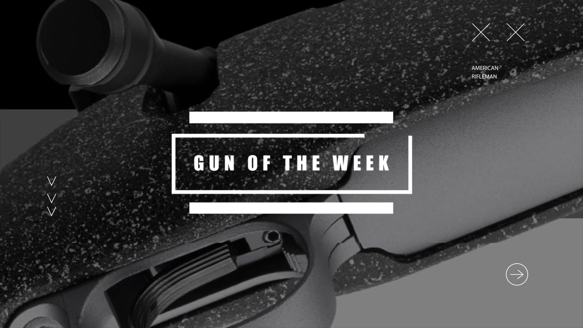 GUN OF THE WEEK title screen gun rifle bolt-action Nosler M21