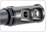 98B barrels are fitted with a dual-chamber muzzle brake.