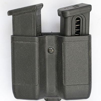 The ProMag Glock 44 magazine (right) has the same dimensions as a 9 mm and .40 S&amp;W Glock magazines (left), meaning it will fit in magazine carriers designed for them.