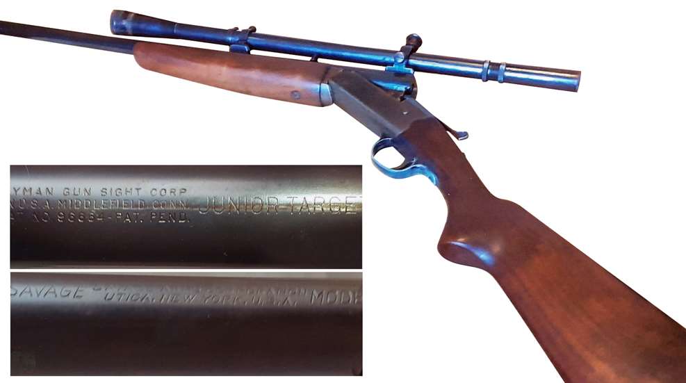 Savage .22 Hornet single-shot rifle