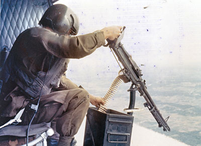 M60 General Purpose Machine Gun on helicopter