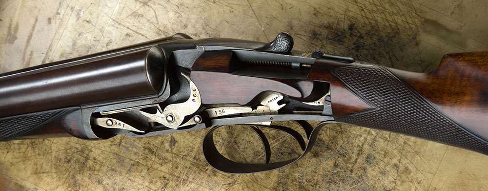 cutaway Anson & Deeley hammerless boxlock