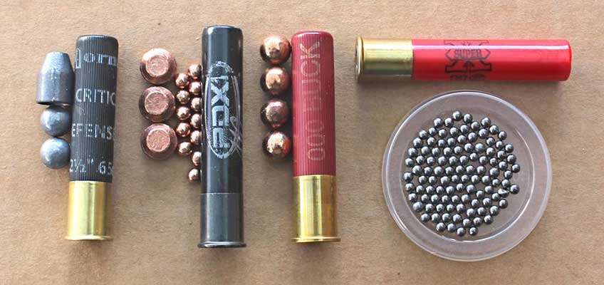 arrangement of ammunition .410 bore loads various types