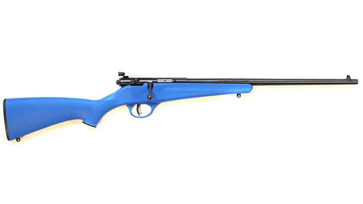 Savage Arms offers its Rascal single shot .22-cal. in two dozen varieties. Pictured here is their base model, with synthetic stock and lightweight barrel.
