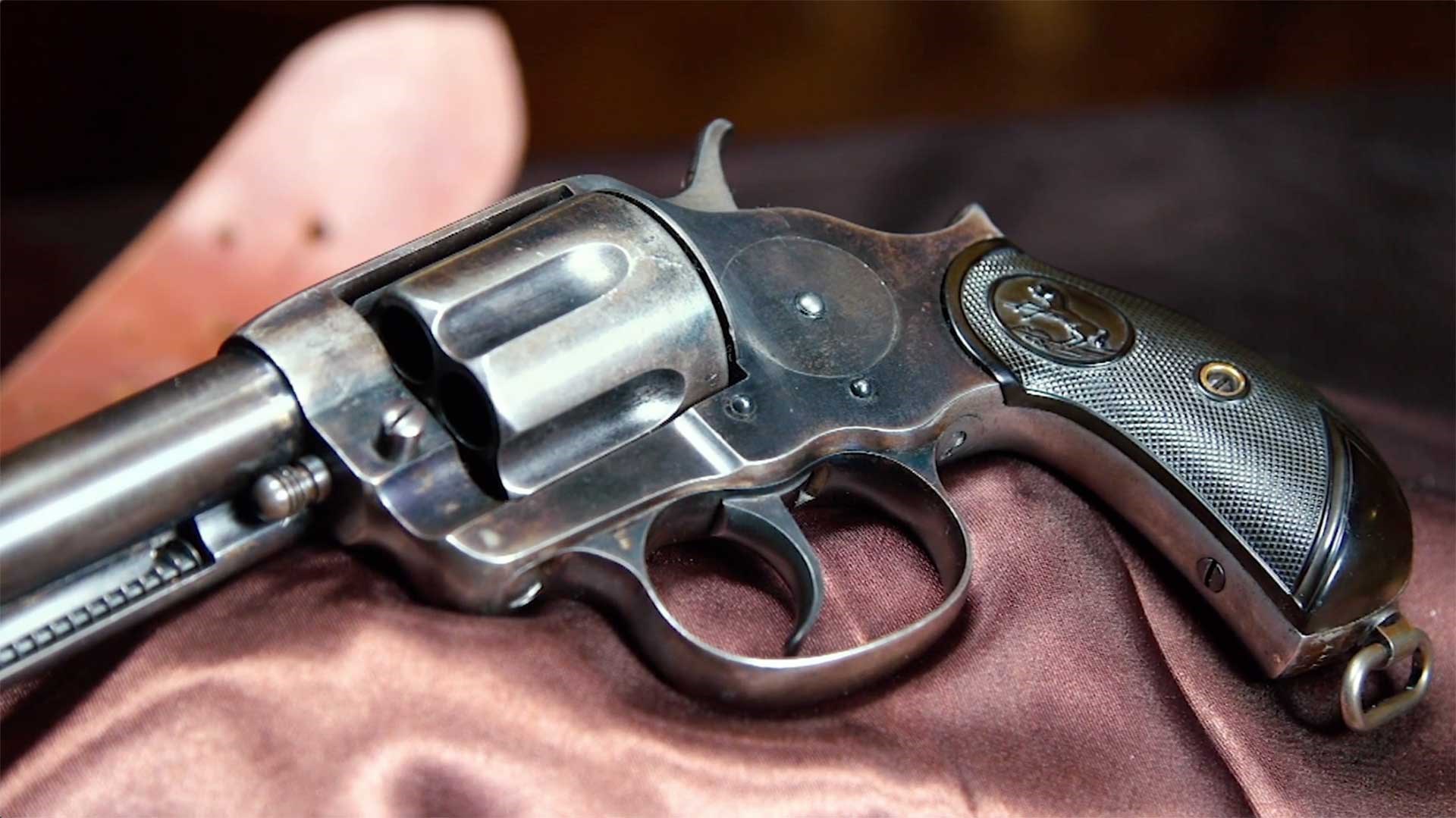 Left side of the Colt Model 1878 double-action revolver.