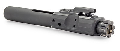 Right-side view of CMMG bolt carrier group.