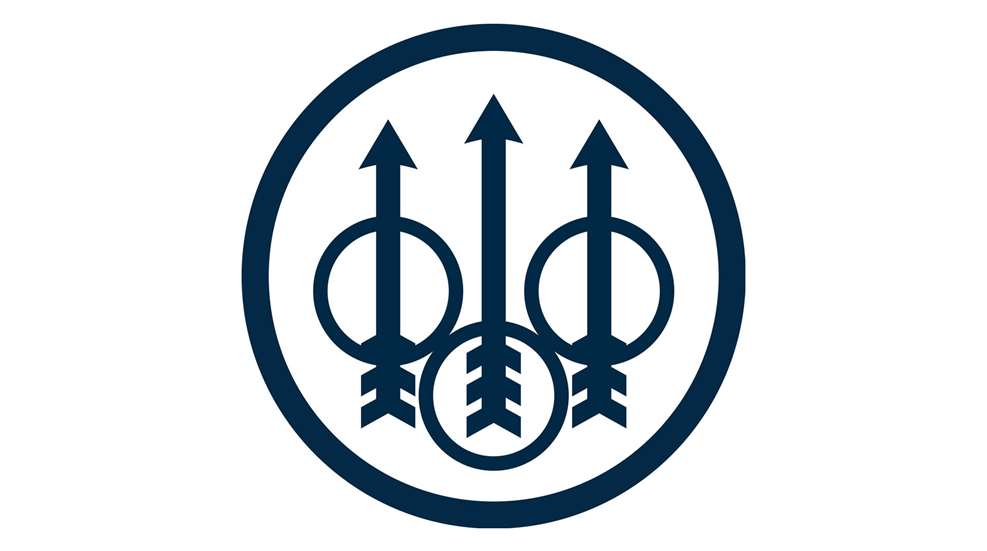 Beretta logo blue circle three arrows pointing skyward