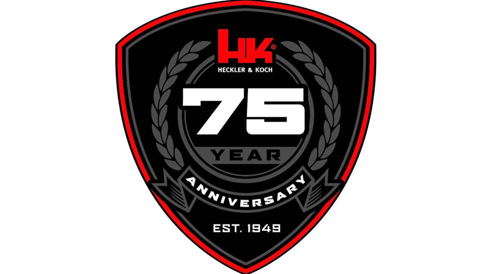 Heckler & Koch 75th Anniversary badge logo