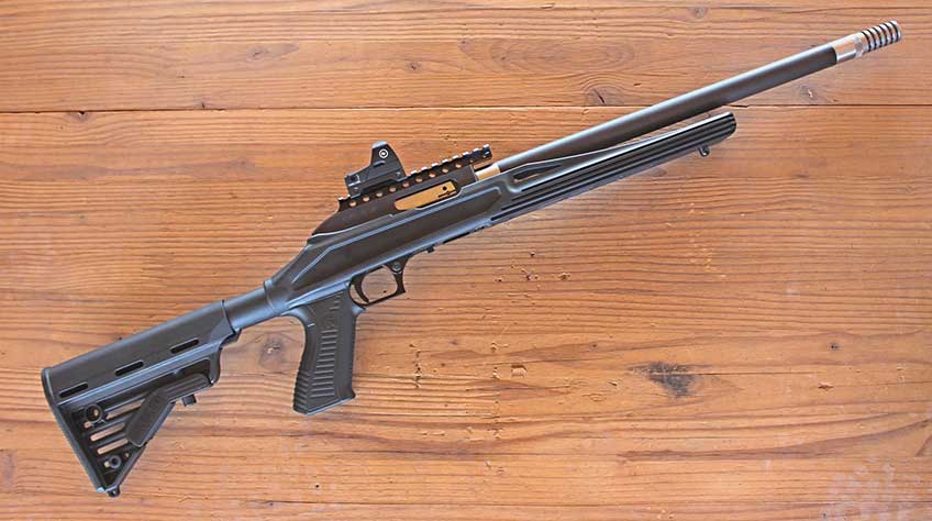 right side semi-auto 22lr magnum research switchbolt rifle