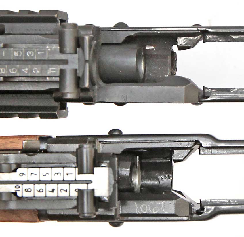 The Zastava ZPAP M70 uses a thicker-than-standard 1.5 mm stamped receiver that uses a heavy-duty &quot;bulged&quot; front trunnion, a set-up taken from the RPK light machinegun version of the AK.