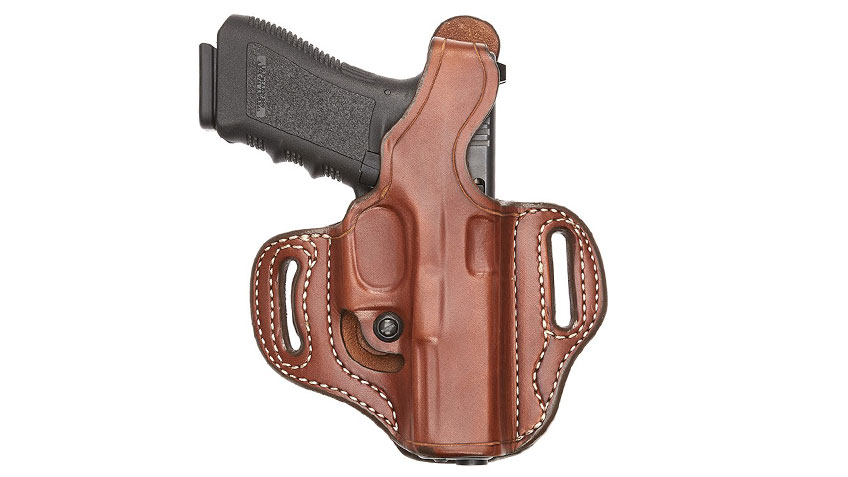 Size 44 Aker Leather B21-TP-44 Men's Plain Tan Conceal Carry Gun Belt 