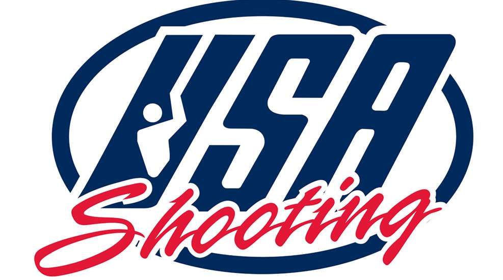 USA Shooting text logo