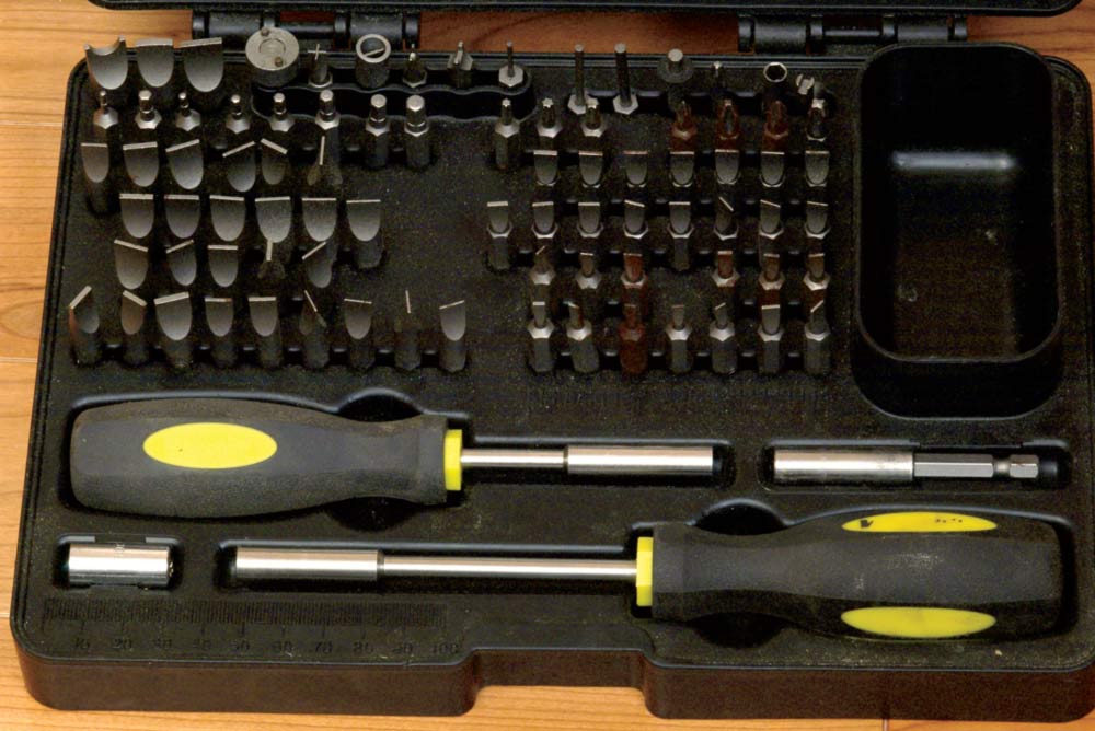 screwdriver set black tools