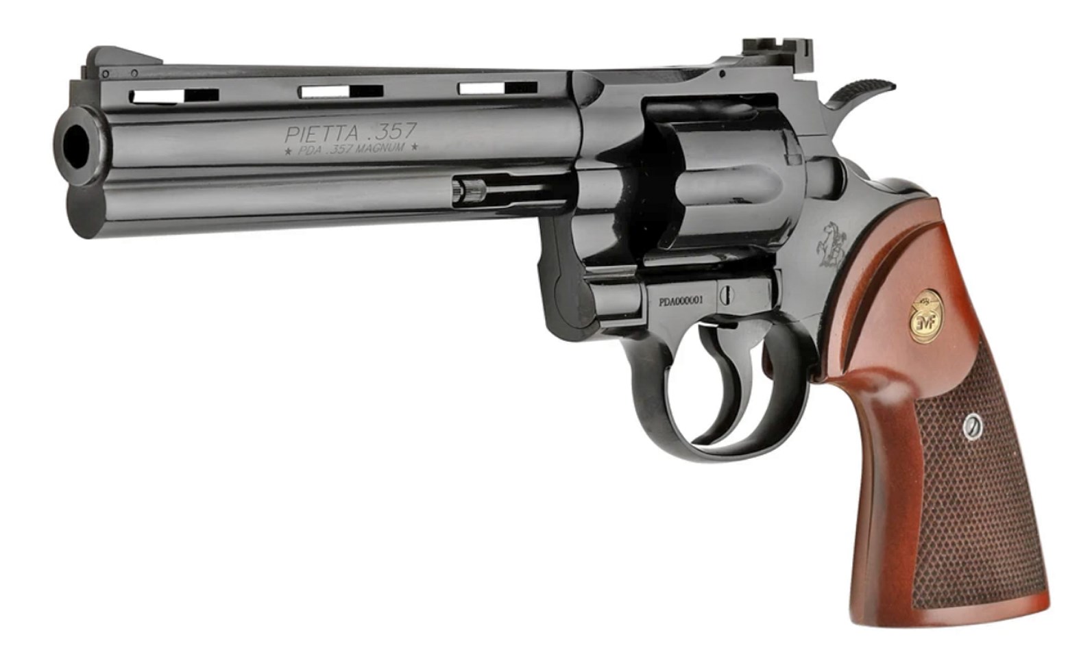 Left side of the Pietta Blacktooth revolver.