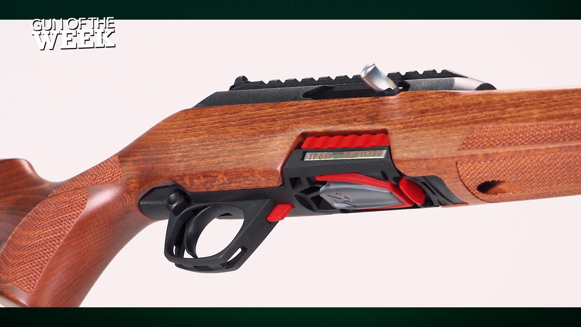 Winchester wildcat sporter sr right-side view wood stock red strip gun