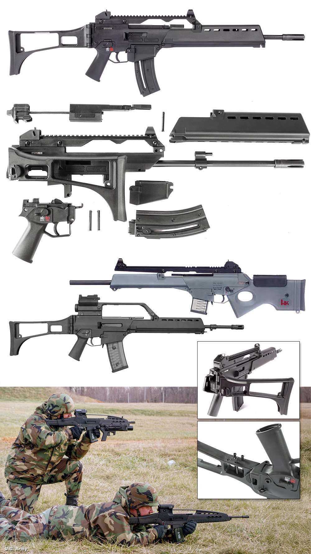 H&amp;K G36 .22 LR features