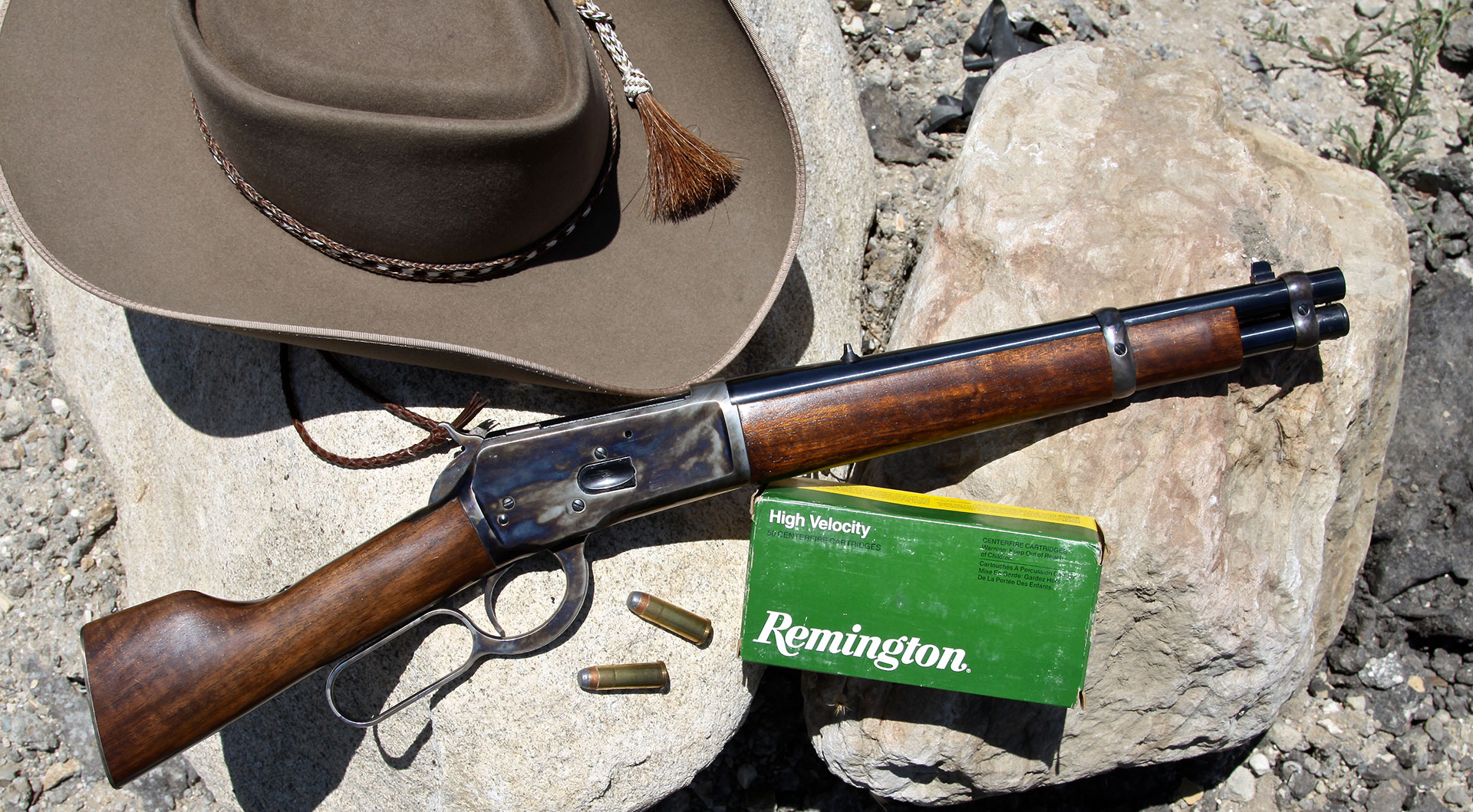 The author’s test gun, a 12” barreled Mare’s Leg with a standard lever from Chiappa.