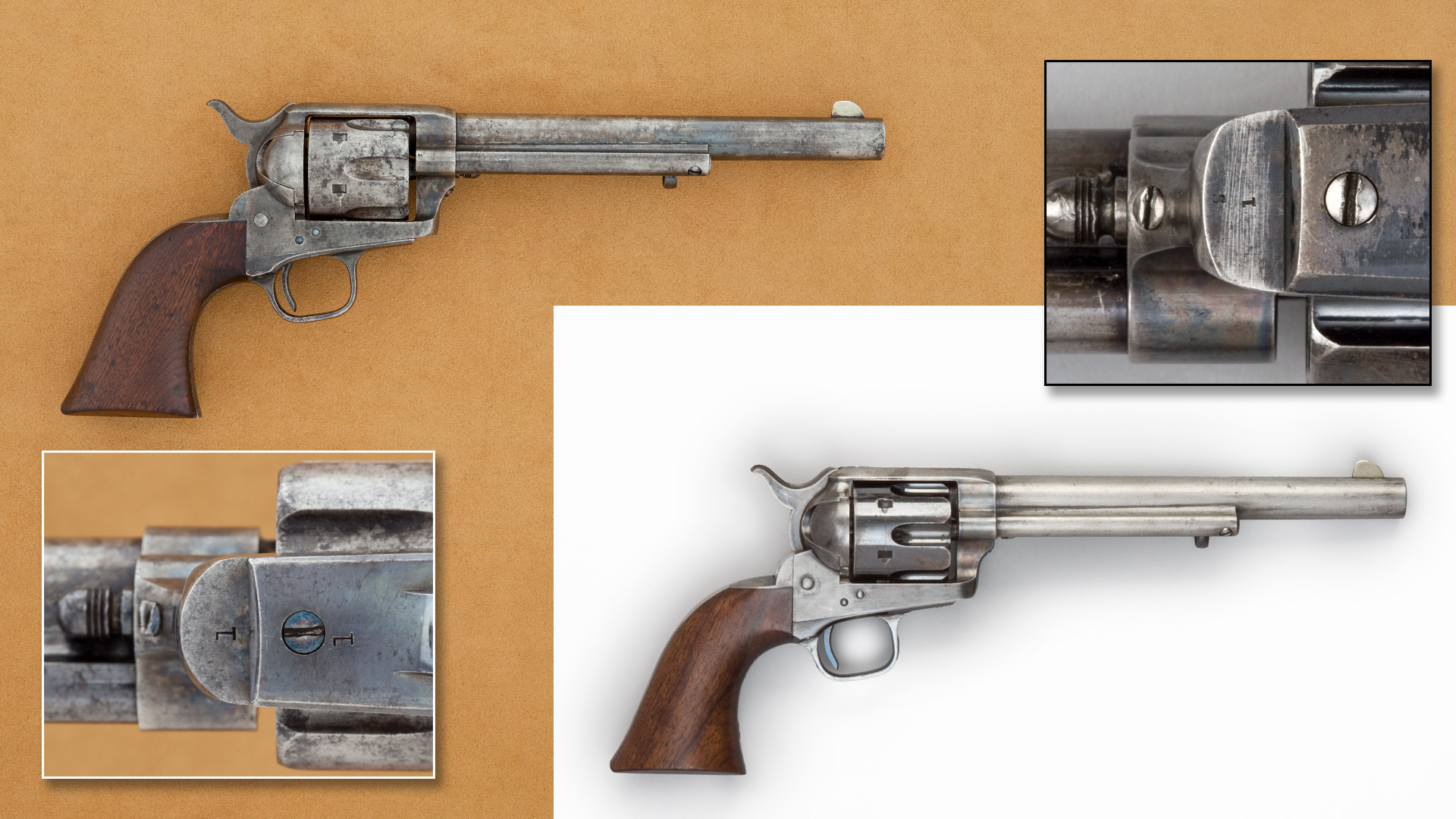 Cal.45 cavalry revolver, USA 1873 - Revolvers - Western and