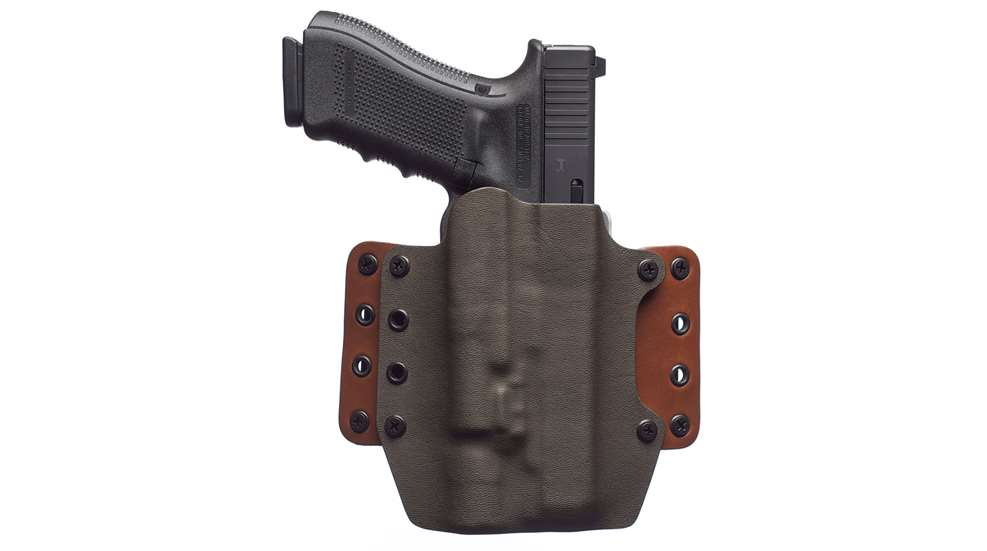 BlackPoint Tactical Leather Wing—Light Mounted holster
