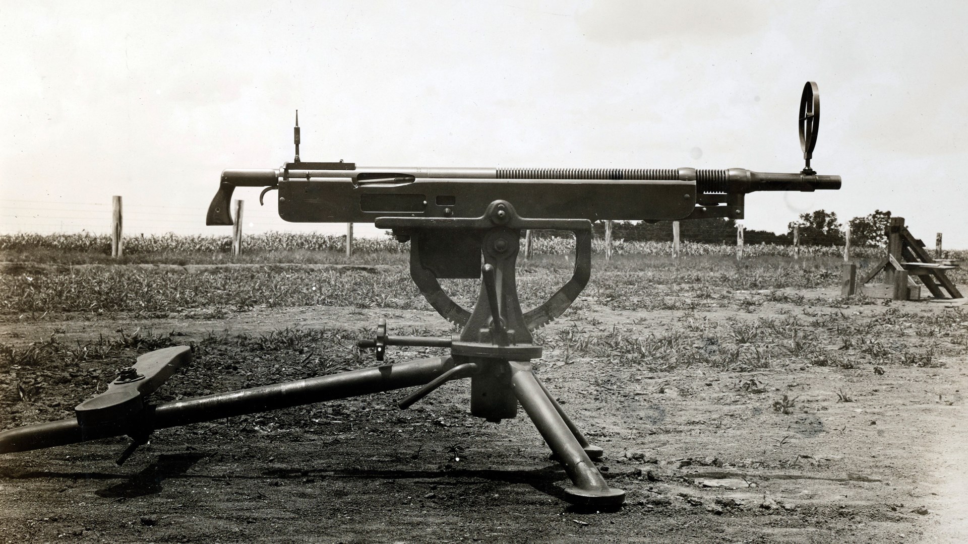 The potato-digger in training at Fort Lewis, Wash., during 1918. National Archives photograph.