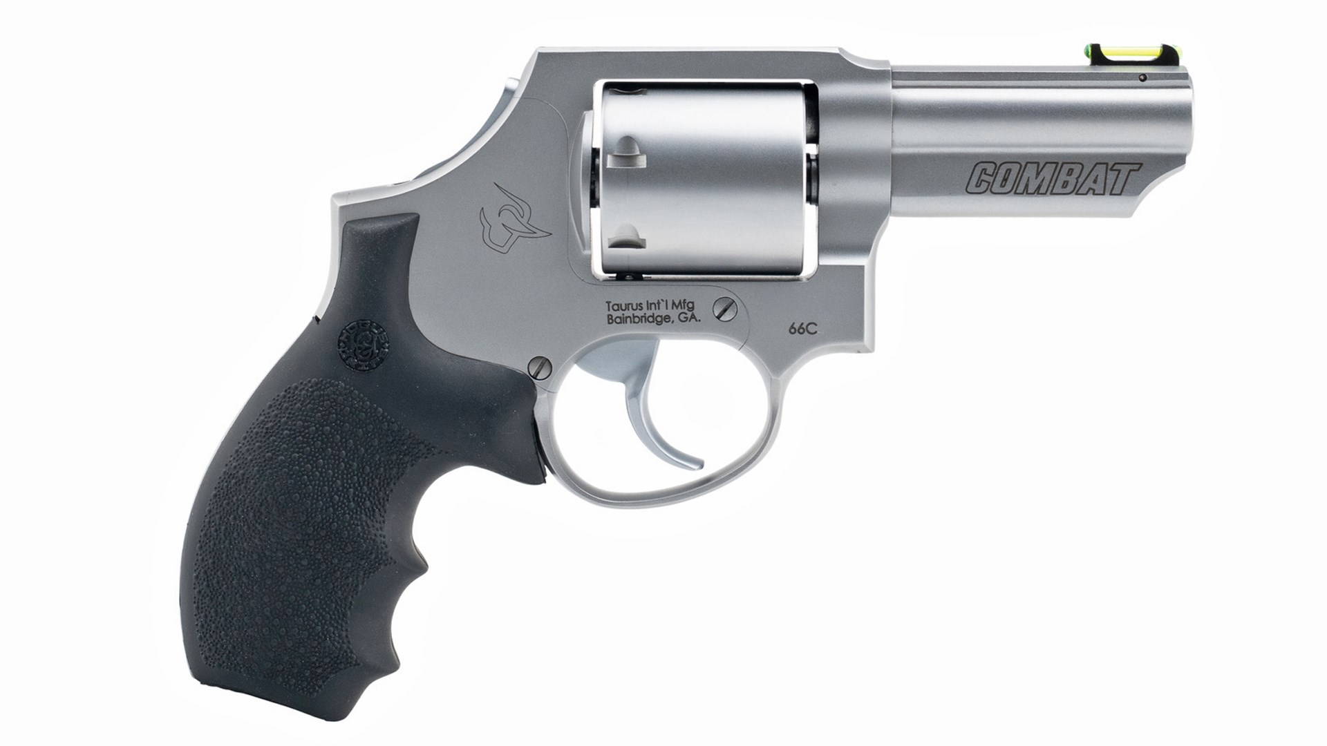 Right side of the Taurus 66 Combat revolver.