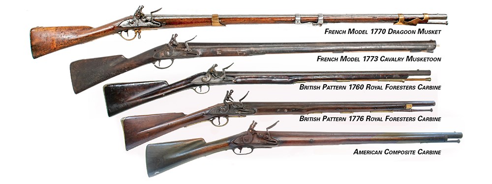 French Model 1770 Dragoon Musket, French Model 1773 Cavalry Musketoon