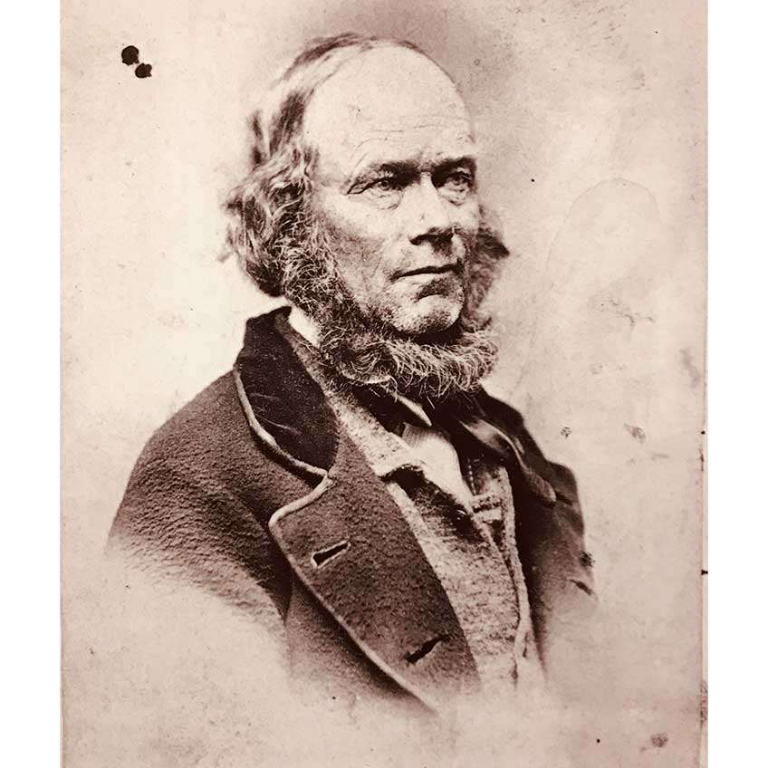 Jonathan Browning, an early convert to the Church of Jesus Christ of Latter-Day Saints, was a gunsmith, businessman and father of the famous inventor. Image courtesy of Museums at Union Station