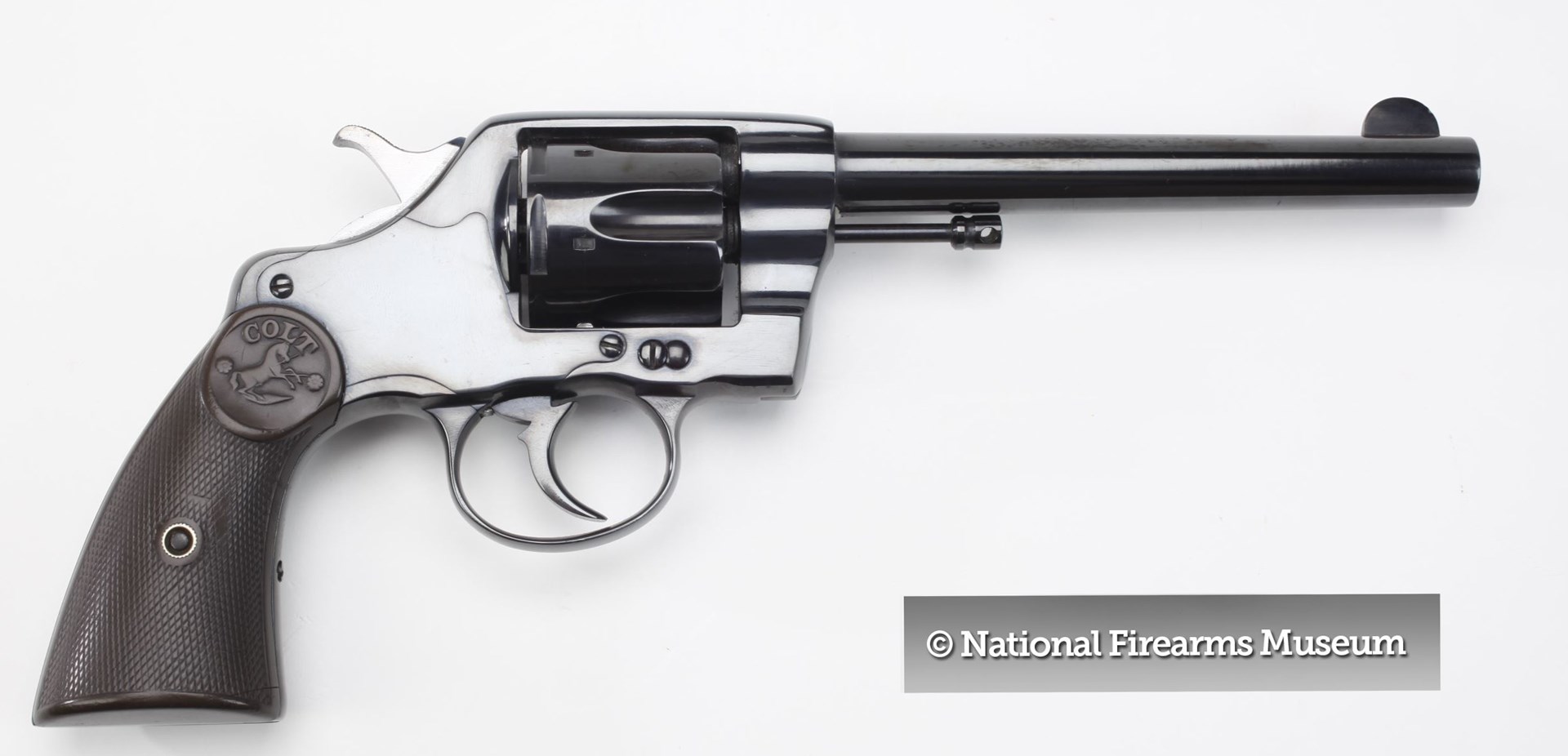Right side of Colt M1892 revolver copyright NATIONAL FIREARMS MUSEUM