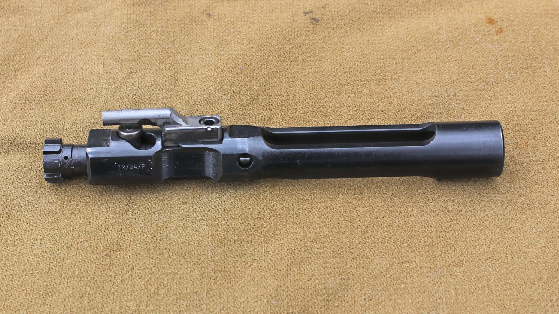 Bolt carrier group left-side view