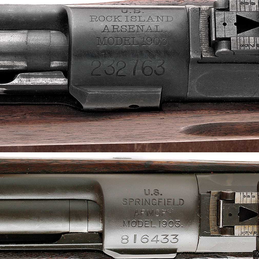 metal detail engraving stamp rifle receiver gun