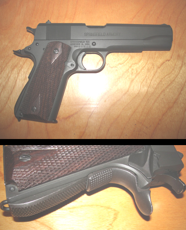 My Springfield 1911-A1 G.I. Model .45 ACP Modified