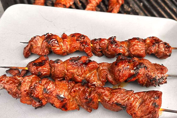 Recipe: Teriyaki Venison Skewers