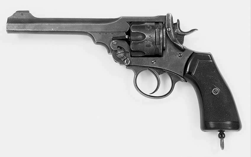 Left-side view webley mk vi revovler