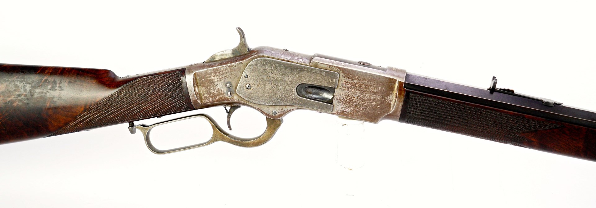 This early Winchester Model 1873 1 of 1,000 1873 lever action rifle will be part of the LSB 2-day auction.