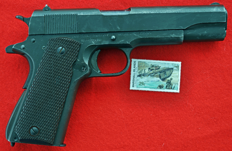 Colt with postage stamp