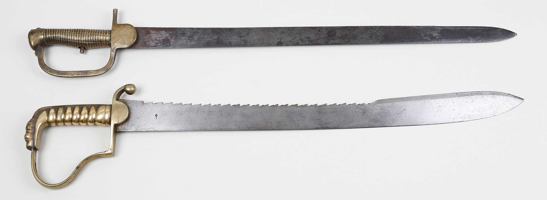 Baker rifle swords and bayonets.
