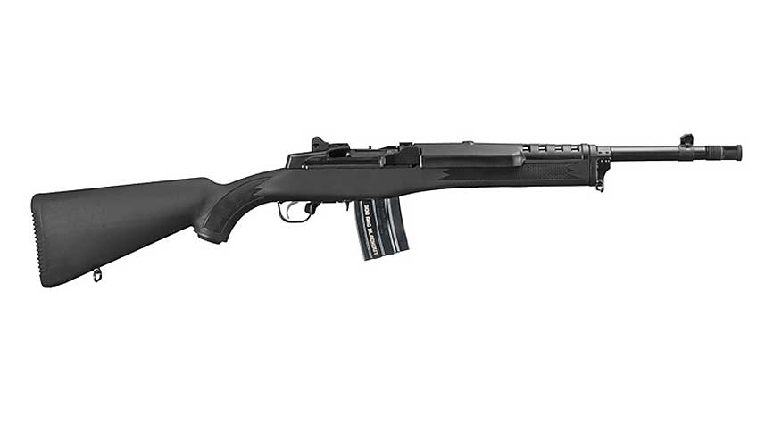 right side ruger mini-14 tactical rifle carbine gun firearm