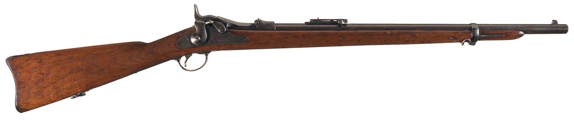 Model 1886 Trapdoor experimental full-stock carbine Author’s collection