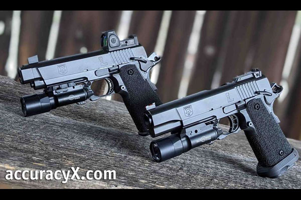 Accuracy X Adds D1 Gunfighter, T1 Darkfighter 2011 Pistols