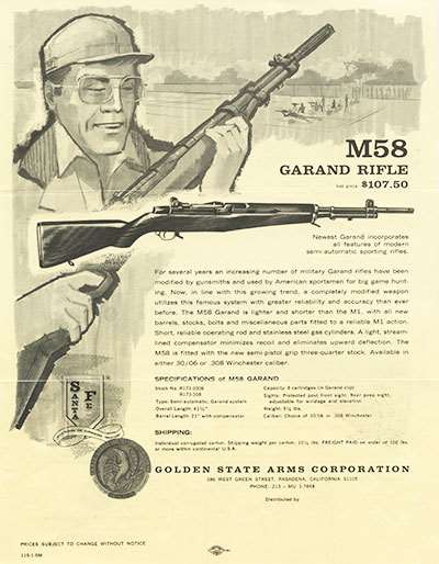 “Tanker” Garands Ad