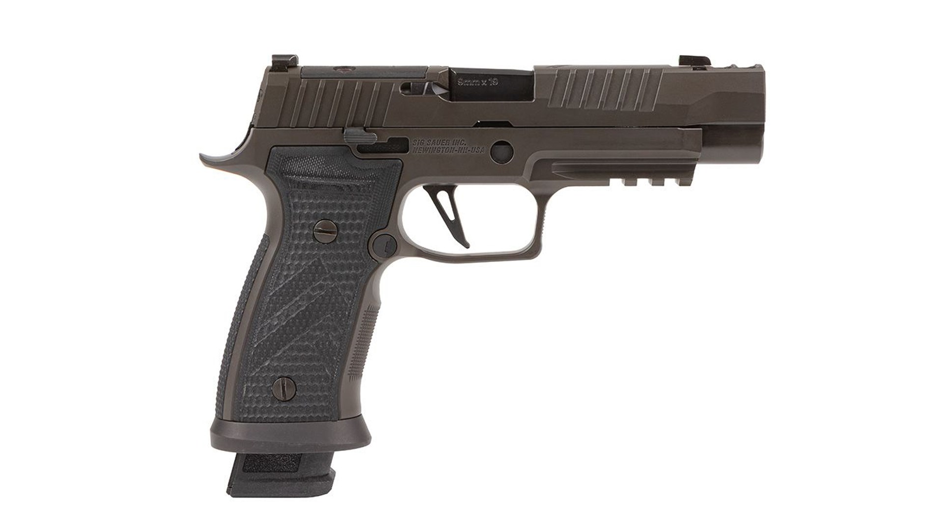 Right side of the SIG Sauer P320-AXG Legion pistol.