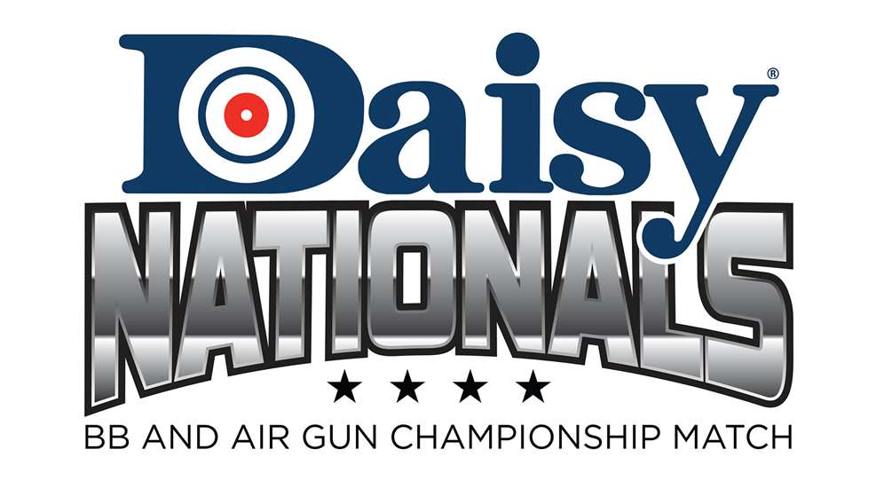 Daisy Nationals BB and Air Gun Championship Match sign bullseye stars