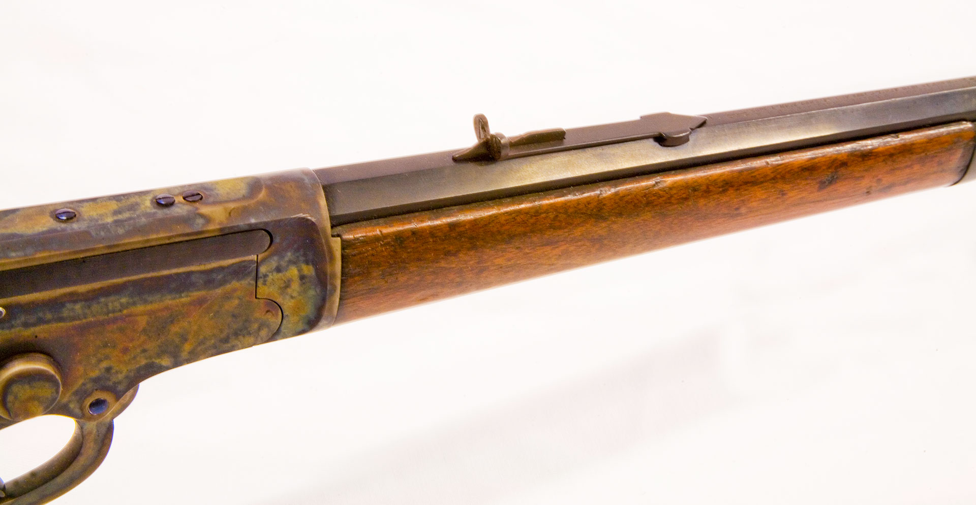Restored Lever Action Rifle using Armor Black